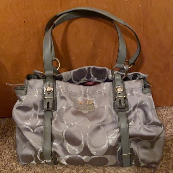 Silver Coach tote - Picture 3 of 13